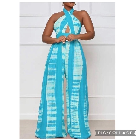 Sexy! Sexy & Beautiful Color-Halter Jumpsuit - Picture 1 of 3